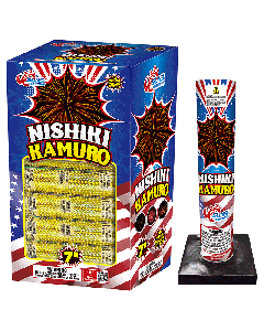 NISHIKI KAMURO | 7 Inch 6 Shot 60 Gram Cannister Shell By Suns Fireworks